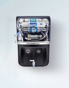 KENT Grand Plus-Black RO Water Purifier 111099B 20 L RO + UV + UF + TDS Control + UV in Tank Water Purifier