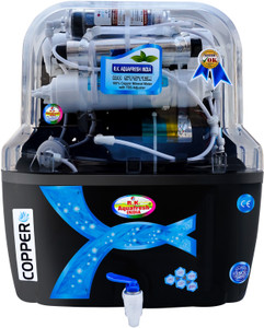 R.K. AQUA FRESH INDIA K200 Plus Advanced Zinc,Copper RO 6in 1 Work Upto 2500Tds 15 L RO + UF + UV + Copper + Alkaline + Mineralizer Water Purifier
