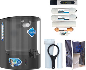 Aquaultra B11 with TDS Meter, Body Cover and Yearly Replace Filter Set 9 L RO + UV + UF + Alkaline + Copper + Zinc Water Purifier