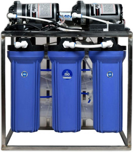 Remino 25 Liter Commercial Water Purifier, ISI Approved with Double Pump Purification 25 L RO + UV Water Purifier