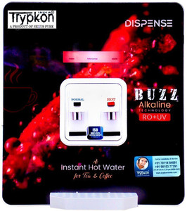 trypkon BUZZ HOT + NORMAL COPPER 16 L RO + UV + UF + TDS Control + Alkaline + UV in Tank Water Purifier