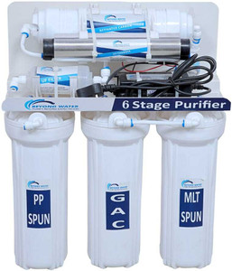 Beyond water 6 Stage Gravity Filter without RO For Municipal Water With Activated Carbon & UV + UF Water Purifier