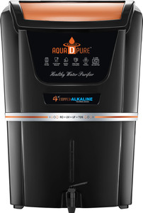 AquaDpure ORP With Goodness of Copper + Alkaline ,Suitable for All type Water supply 12 L RO + UV + UF + TDS + Copper Water Purifier