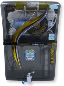 E.F.M Alpha Black Transparent Water Purifier Luxury Domestic RO System 12 L RO + UV + UF + TDS + Alkaline Water Purifier