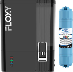 Noir Aqua Floxy 8 Stage RO Water Purifier with B12 Alkaline Filter for Home & Office 10 L RO + UV + UF + TDS + Alkaline Water Purifier