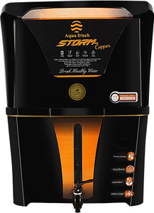 Aqua Frisch Storm Black Copper With ORP+ Alkaline +Ro+Uf+Tds Adjuster 12 Stage 12 L RO Water Purifier