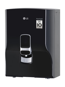 LG WW132NF 8 L RO Water Purifier Dual Protection Airtight Stainless Steel Tank | Digital Sterilizing care | Wall Mount | Multi Stage Filtration Process | Suitable for all - Borewell, Tanker, Municipality Water