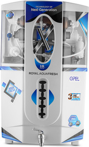 Royal Aquafresh Omega RAF Opel Copper 18 L RO + UV + UF + TDS Water Purifier with Prefilter