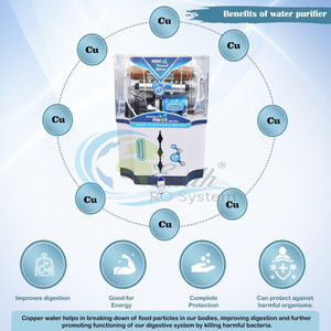 Aquagrand SKYLAND COPPER FILTER MODEL 18 L RO + UV + UF + TDS Water Purifier