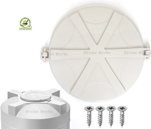 DIVINE HERBS Water Tank Cover Super Unbreakable Lid (WHITE) Water Tank 500 L Water Tank