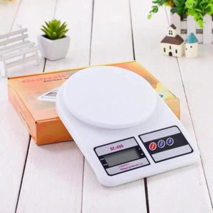 texla Home Special 1 Gram To 10 Kg Personal Round Plate Kitchen Weighing Scale (white Colour) Weighing Scale