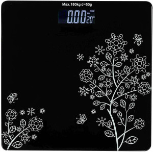 Sasimo 6 mm Automatic Personal Digital Weight Machine Heavy Duty Electronic Thick Tempered Glass LCD Display Square Electronic Digital Personal Bathroom Health Body Weight Bathroom Weighing Scale, weight bathroom scale digital, Bathroom Health Body Weight Scales For Body Weight, Weight Scale Digital For Human Body, Weight Machine For Body Weight Weighing Scale Weighing Scale (Black) Weighing Scale