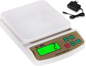 vyog 10Kg Counter Kitchen Weight Machine with Stainless Steel-Top for Shop, Home Weighing Scale