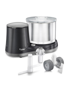 Prestige Ultima Pro Wet Grinder |200 Watts Heavy Duty Motor|Coconut Scraper Attachment|Atta Kneader Attachment|Stainless Steel Drum|2 Years Warranty|