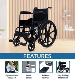 HealthEmate MagDualSupport Manual Wheelchair