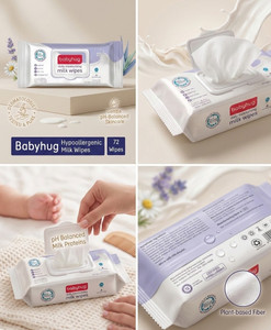 babyhug Baby Milky Wipes Skin Comfort 72 Pcs Pack Offer