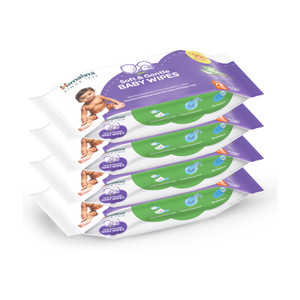 Himalaya Soft & Gentle Baby Wipes - 72 Wipes (Pack of 4) - Image 1