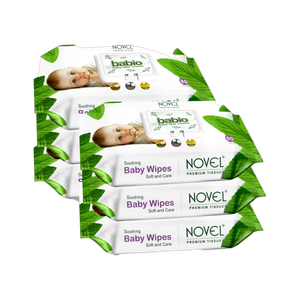 NOVEL Baby 80 Sheets Pack of 6 with Lid - Image 6