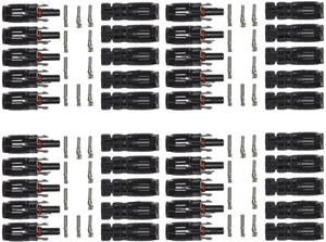 Pronounce MC4 Male Female Solar Panel Cable Wire Connector