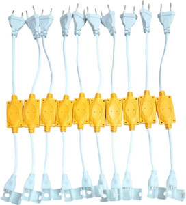 Tpn Intake ROTTLER 10 PIECES ROPE LED CONNECTOR 2 Pin Connector Wire Connector ...