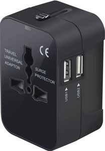 Jihaan Travel Adapter, Worldwide All in One International Power Adapter Universal Worldwide Adaptor