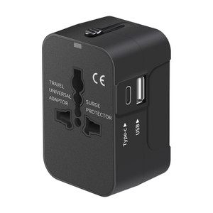 LN KART Universal All in One USB C Worldwide Travel Adapter for USA EU UK AUS Worldwide Adaptor