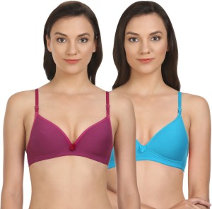 Glus by Glupick Double Padded Women Push-up Heavily Padded Bra