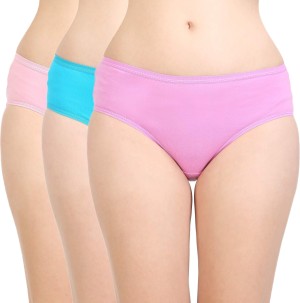 Buy KIDLEY Women Panty(3PC,Large)(Black,Blue,Brown) at