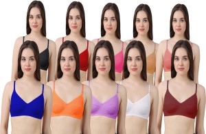 G BEAUTY Women Full Coverage Non Padded Bra - Buy G BEAUTY Women Full  Coverage Non Padded Bra Online at Best Prices in India