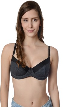 Buy online Black Printed Push Up Bra from lingerie for Women by Da Intimo  for ₹680 at 38% off