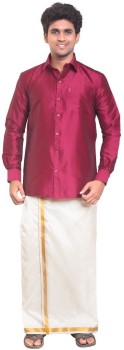 Ramraj Cotton Men Shirt Dhoti Set - Buy Ramraj Cotton Men Shirt Dhoti Set  Online at Best Prices in India