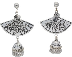 Buy online Zerokaata German Silver Tribal Design Ethnic Earrings from  fashion jewellery for Women by Zerokaata for ₹329 at 23% off