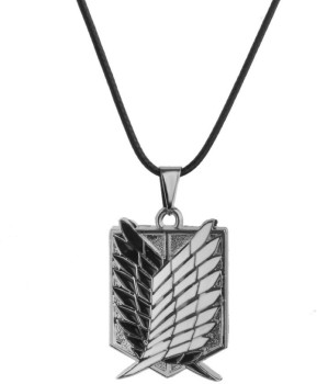 Buy ZZEBRA Black and White Attack On Titan Necklace Wings of Liberty  Freedom Scout Regiment Legion Survey Recon Corp Badge Pendant Fashion Anime  Wholesale Online at Low Prices in India  Amazonin