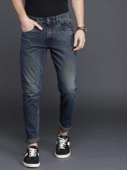 WROGN Slim Men Dark Grey Jeans - Buy WROGN Slim Men Dark Grey