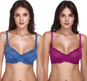 Buy Kalyani Pack of 2 Everyday lacy Bra 5047 Online In India At Discounted  Prices