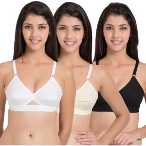 Evolni Cotton Fabric Women Full Coverage Non Padded Bra - Buy Evolni Cotton  Fabric Women Full Coverage Non Padded Bra Online at Best Prices in India