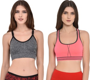 Piftif Women Sports Non Padded Bra - Buy Piftif Women Sports Non Padded Bra  Online at Best Prices in India