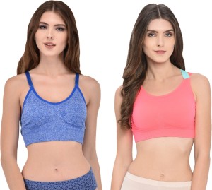 Piftif Women Training/Beginners Non Padded Bra - Buy WHITE BLACK GAJRI  Piftif Women Training/Beginners Non Padded Bra Online at Best Prices in  India