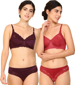 Buy Women fancy bra (mahroon) Online In India At Discounted Prices