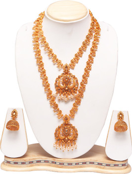 Ethnicking Alloy Gold plated Gold Jewellery Set Price in India Buy Ethnicking Alloy Gold plated Gold Jewellery Set Online at Best Prices in India Flipkart
