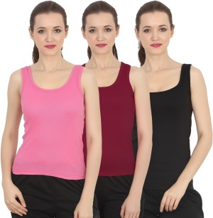 JOCKEY Casual Sleeveless Solid Women Black Top - Buy Black JOCKEY Casual  Sleeveless Solid Women Black Top Online at Best Prices in India