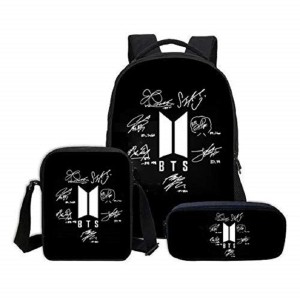 Pinklips Shopping BTS Bangtan Boys KPOP Theme Fan Art Laptop Bag