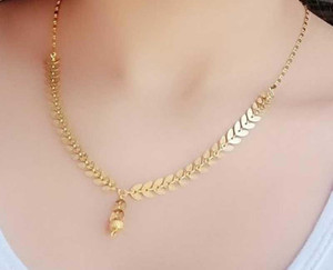 Jewel Farm Gold Plated Leaf Design Daily Wear Chain Mangalsutra For Girl Women Gold plated Plated Alloy Chain Price in India Buy Jewel Farm Gold Plated Leaf Design Daily Wear Chain