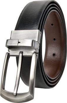 Buy LOUIS STITCH Men's Italian Leather Reversible Belt 1.25 inch (35mm)  Handcrafted Formal Waist Strap with Chrome Buckle Belt for Men Gents Boys  (Black/Brown) (FF-NJ) (Size-36) at .in