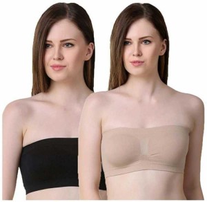 Blue fashion Women Bandeau/Tube Non Padded Bra - Buy Blue fashion Women  Bandeau/Tube Non Padded Bra Online at Best Prices in India