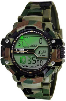 zonola WR 30M WR30M Digital Watch For Men Women Buy zonola WR 30M WR30M Digital Watch For Men Women Green Army Online at Best Prices in India Flipkart