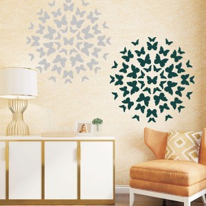 Buy MODERNIA Abstract Shapes Wall Stencil Kit Interior Exterior Online in  India 