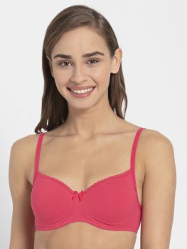 Buy Jockey White Non-wired Padded Bra - Style Number 1723 Online at Low  Prices in India 