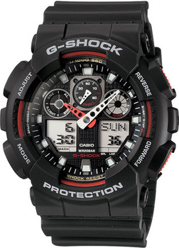 G SHOCK GA 110 1BDR Black Dial Resin Strap Analog Digital Watch For Men G317