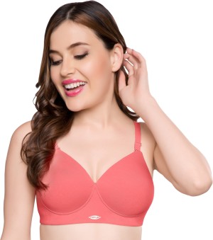 Buy Trylo Riza Fillup Women's Lightly Padded Hosiery Bra FILL UP Coral 32B  Online at Best Prices in India - JioMart.